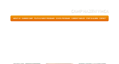 Desktop Screenshot of camphazenymca.org