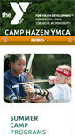 Mobile Screenshot of camphazenymca.org